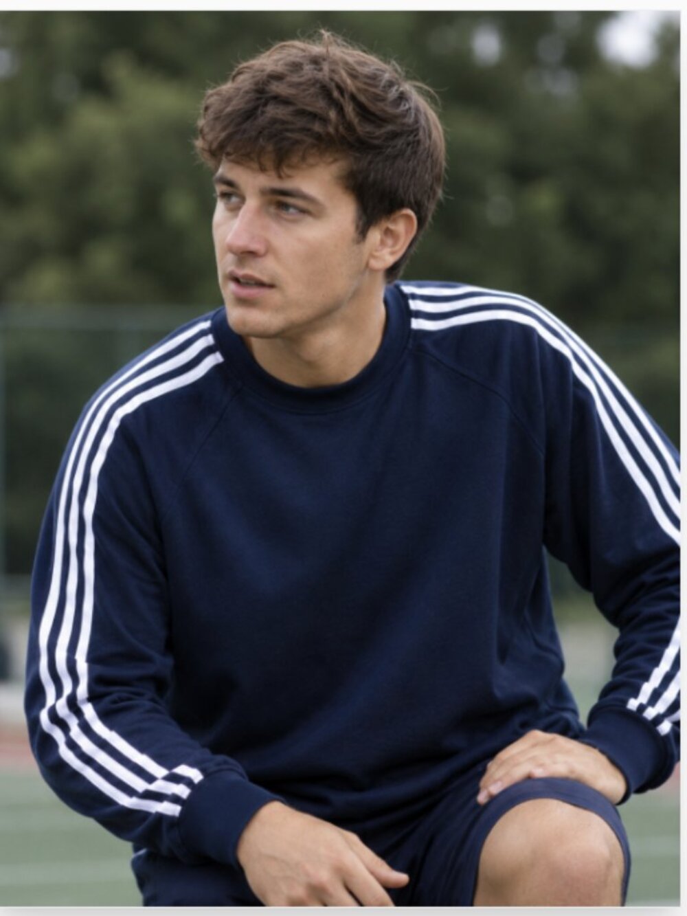 ADIDAS CLIMAWARM SIZE XL SWEATSHIRT NAVY BLUE